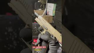 quotSIG SAUER 1911 Emperor Scorpion TV Target Practice with CO2Powered Steel BB Pistolquot [upl. by Marmaduke]