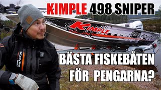 Test av Kimple 498 Sniper  Allt du behöver veta  Kimples bästa fiskebåt [upl. by Inoy951]