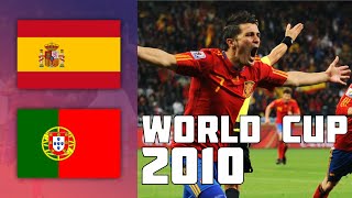 Spain 1  0 Portugal  Extended highlights  World Cup 2010 [upl. by Beale894]