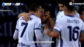 Lautaro Martinez Goal Empoli Vs Inter Milan 03 All Goals Analysis amp Extended Highlights [upl. by Dierdre]