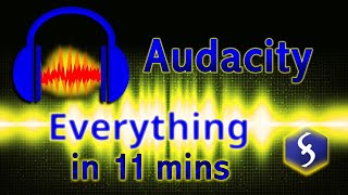 Audacity  Tutorial for Beginners in 11 MINUTES  UPDATED [upl. by Parsaye]