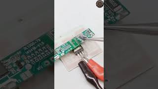 Using A Power Transistor For Heat And Melted Solder To Removen Reclaim Chips From Boardsgtu [upl. by Akemehc]