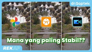 Perbandingan 3 Aplikasi Video Stabilizer di Android cara bikin video makin stabil amp smooth [upl. by Hendren776]