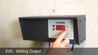 E25  Setting Output [upl. by Droc804]