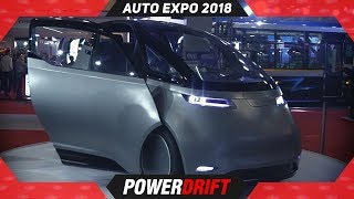 Uniti One  Auto Expo 2018  PowerDrift [upl. by Harhay528]