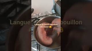 langue de boeuf au court —bouillon à 3 sauce 😋😋 [upl. by Seline]