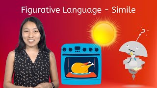 Figurative Language  Simile  Language Skills 6th for Kids [upl. by Fosque]