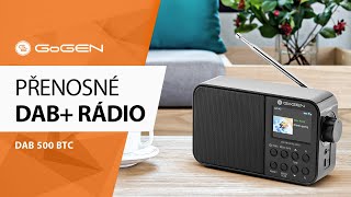 Produktové video GoGEN DAB rádio s Bluetooth DAB500BTC [upl. by Ethelin549]