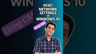 How to Reset Network Settings on Windows 10 Using CMD windows10 [upl. by Tolley510]