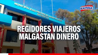 🔴🔵Moquegua Regidores viajeros malgastan dinero en turismo [upl. by Damas]