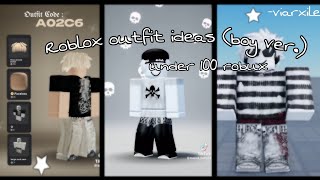 Roblox outfit ideas for under 100 robux boy version TikTok compilations [upl. by Mycah23]