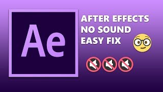 AFTER EFFECTS EASY AUDIO PREVIEW FIX [upl. by Naik]