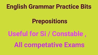 English Grammar Practice Bits  Prepositions English Grammar prepositions [upl. by Stephanie]