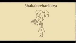 Rhabarberbarbara with translation [upl. by Yttocs]