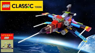 Lego 10696 Star Wars XWing Starfighter 🚀🛸🛰 MOC from LEGO CLASSIC How to Build Spaceship from Lego [upl. by Yentyrb734]