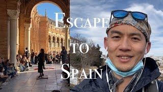 WINTER ESCAPE TO SPAIN 🇪🇸  Seville Cordoba Granada Malaga  VLOG [upl. by Baalbeer]