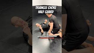 BJJ Half guard triangle choke jiujitsu martialarts [upl. by Kostman457]