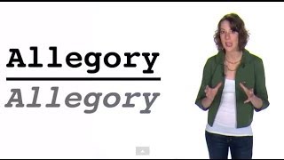 AP English Literature and Composition Terms  ALLEGORY  60second Recap® [upl. by Aenert]