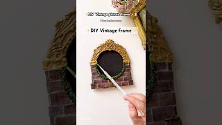 How to make vintage picture frame  DIY Frame  texture art [upl. by Garibull]