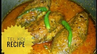 Tel Koi Recipe  Most famous traditional Bengali fish curry [upl. by Ardnala746]