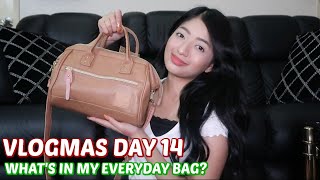 VLOGMAS DAY 14 WHATS IN MY EVERYDAY BAG  Aulie Secerio [upl. by Noni]