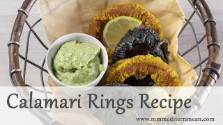 Calamari Rings Recipe [upl. by Ocihc897]