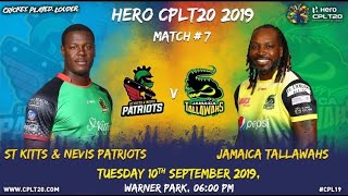 Tallawahs vs Patriots in a record tumbling sixfest  CPL 2019 [upl. by Idahs682]