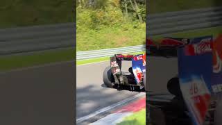 Sebastian Vettel Nordschleife Red Bull F1 RB7 flat out Fuchsröhre redbull [upl. by Emmalynne]