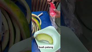 buah potong keliling 3000buah food buahpotong buahsegar rujakbuah kuliner streetfood [upl. by Colligan]