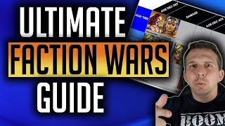 RAID  THE ULTIMATE FACTION WAR GUIDE ITS ALL ABOUT THE TEAM NEW SUPPORT REFERENCE SHEET [upl. by Waechter]