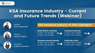 KSA Insurance Industry Trends amp Analysis Webinar 2024  Expert Insights [upl. by Llezniuq984]