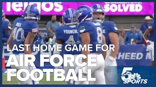 Air Force Football hosts last regular season home game against UNLV [upl. by Lesab]