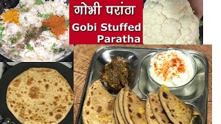 How to make GOBI Paratha  Easy GOBI Paratha at home  Paratha Recipe [upl. by Ellenod933]