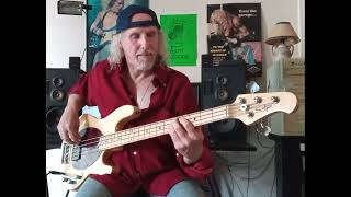 Carry on Wayward Son  Kansas Bass Cover [upl. by Nalyad]