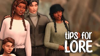 5 Storytelling Tips For BETTER LORE ❤️  The Sims 4 Tutorial [upl. by Safir291]