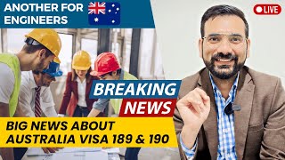 Australian Immigration Latest News 2023  Australia Visa 190 amp 491  Another One for Engineers [upl. by Roberson564]