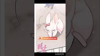 😍 baby rabbit on run😚😘🥺mangamanhwawebtoontiktokmanhuacuteviralshortsfunnyfypytbaby [upl. by Atiuqiram533]