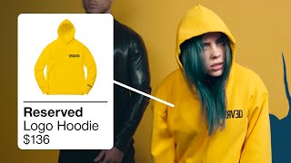 BILLIE EILISH OUTFITS IN BAD GUY BILLIE EILISH CLOTHES [upl. by Sakiv886]