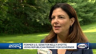 Former US Sen Kelly Ayotte joins Republican primary for governor [upl. by Harrat]