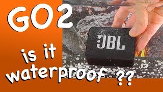 JBL GO2 Waterproof Test  Bluetooth speaker [upl. by Certie]