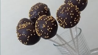 Cake pops recipe  easy cake pops recipe  chocolate cake pops recipe [upl. by Neiviv]