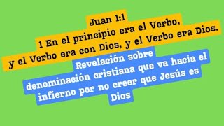 🟥¡DENOMINACIÓN HACIA EL INFIERNO‼️DOCTRINAS DE DEMONIOS ‼️¿JESÚS NO ES DIOS❓ REVELACIÓN [upl. by Nabe]