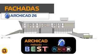 ARCHICAD 26  FACHADAS  DIGITALARQ [upl. by Htebazie766]