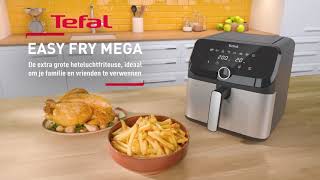 Tefal Easy Fry Mega EY855D heteluchtfriteuse [upl. by Ayaj]