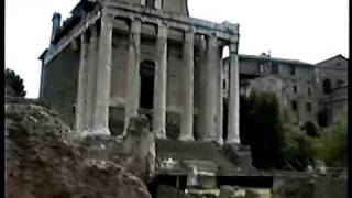 Vidéo Italie les monuments romains de Rome [upl. by Eimmot918]