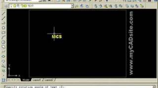 AutoCAD Tutorial  Text  from myCADsitecom [upl. by Uno]