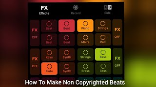 GROOVE PAD  This is how I make Non Copyrighted Beats for my YouTube videos using this phone App [upl. by Lorsung189]