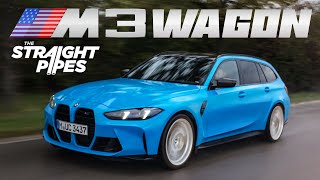 COMING TO AMERICA 2025 BMW M3 Touring Review [upl. by Suedaht]