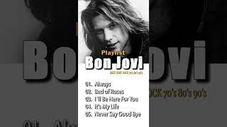 The Best Of Bon Jovi 💖️🎸 Bon Jovi Greatest Hits Full Album bonjovi [upl. by Karola467]