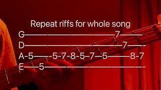 Eminem tone deaf bass tab [upl. by Slin256]